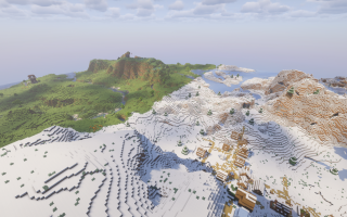 Сид на тайгу, руины и зимние деревни