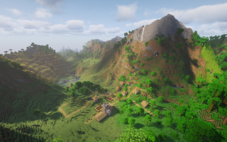 Сид на джунгли, горы, деревню и древний данж