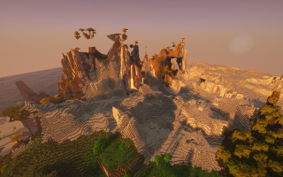 Сид на пустыню с болотом и джунглями