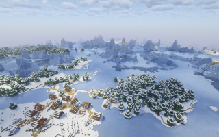 Сид на скрытый портал, потерянную шахту и деревню на льду