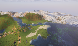 Сид на заснеженную деревню, сокровища и зомби-поселение