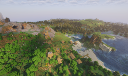 Сид на хижины ведьм, порталы, затонувший корабль и деревню