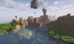 Сид на спавн на крыше особняка