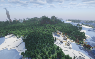 Сид на тайгу, аванпост и иглу рядом со спавном