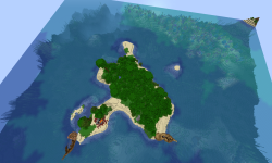 Сид на остров с кораблекрушением, джунглями, и разрушенным порталом