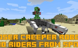 Мод Laser Creeper Robot Dino Riders From Space