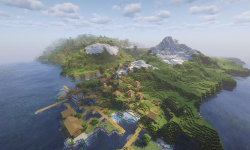 Сид на равнины, снежные вершины и подземные структуры