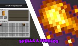 Мод на магию для Майнкрафт 1.19.4 / 1.18.2 (Spells and Shields)