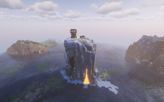 Сид на остров реликтовой тайги и аванпост на снежной скале