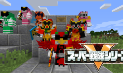 Мод на могучих рейнджеров для Майнкрафт 1.12.2 (Super Sentai Craft)