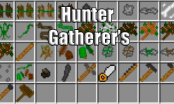 Мод на выживание для Майнкрафт 1.17.1 (Hunter Gatherer’s)