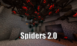 Мод на мобов для Майнкрафт 1.16.5 / 1.12.2 (Spiders 2.0)