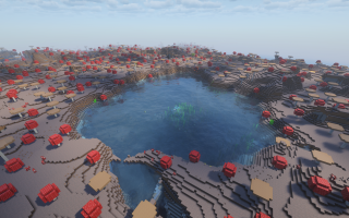 Сид на океанские острова и грибной биом