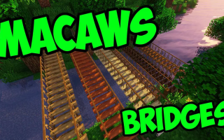 Мод на мосты для Майнкрафт 1.18.1 (Macaw’s Bridges)