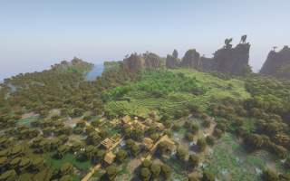 Сид на деревню рядом с болотом, ведьм и порталы