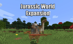 Мод на динозавров для Майнкрафт 1.16.5 (Jurassic World Expansion)