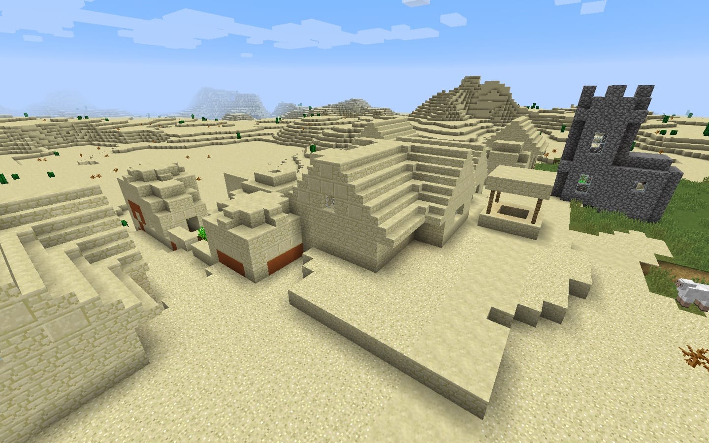 Desert Village on top of Desert Temple