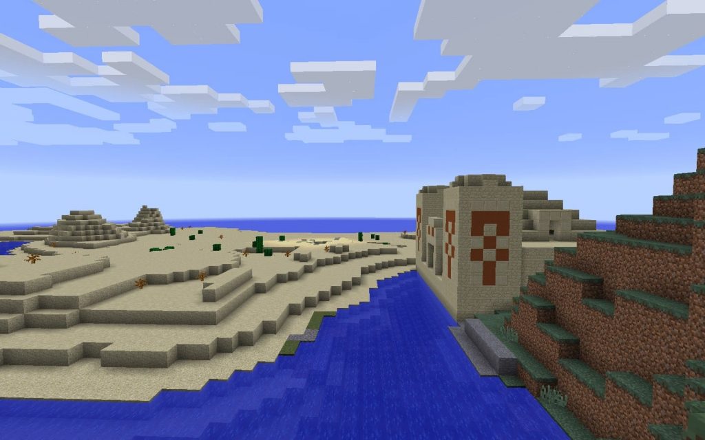 Desert Temple - View from Game Spawn