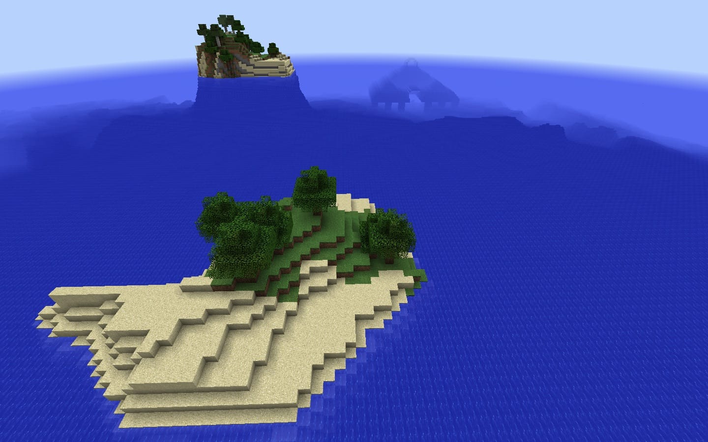 Tiny Island Spawn by Ocean Monument