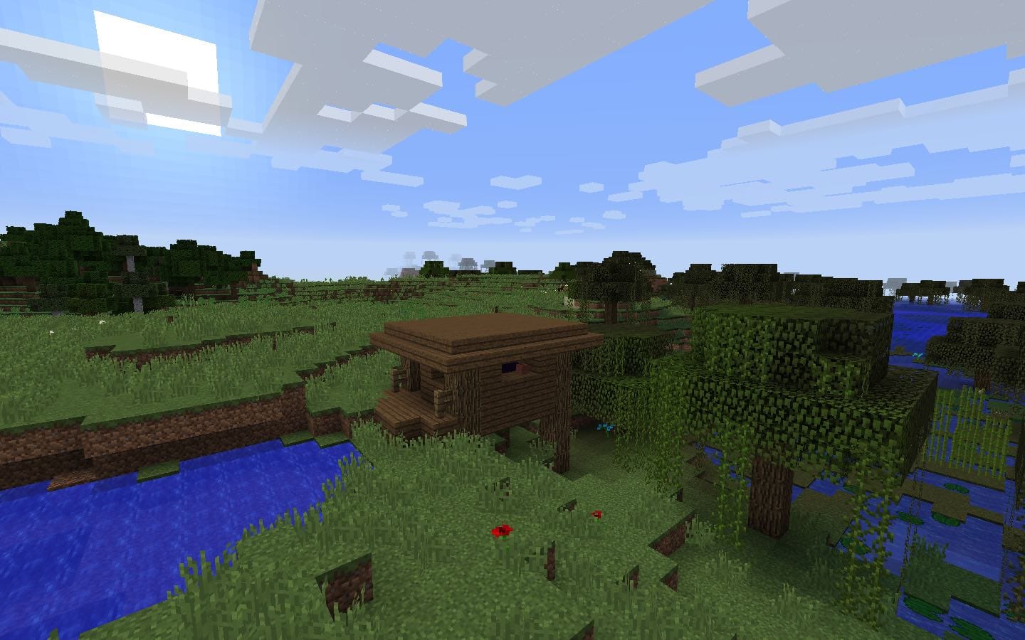 Witch Hut on Land at Game Spawn Point