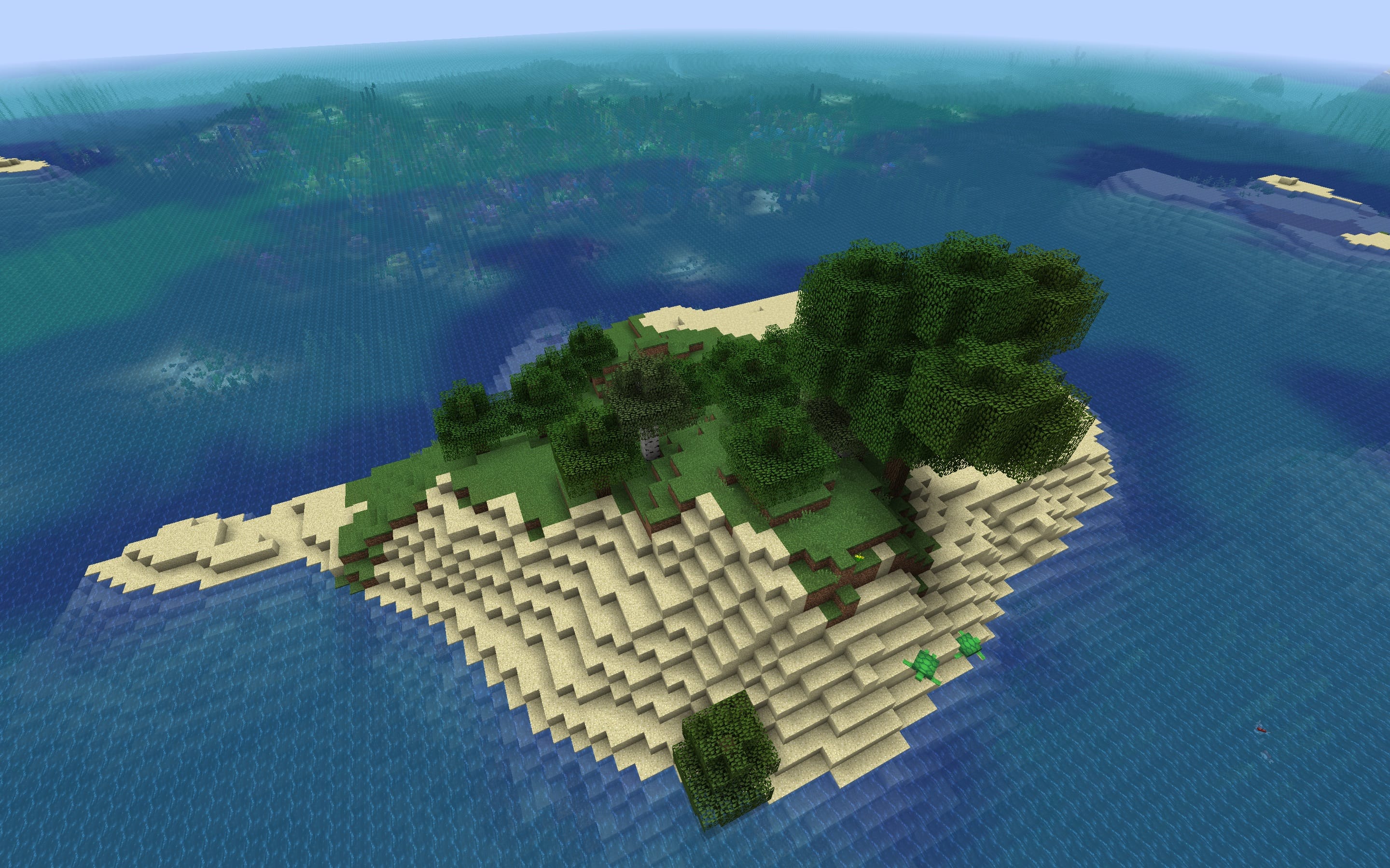 Еще один сид с коралловым рифом для Minecraft 1.13 (Java). 
