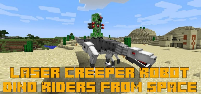 Мод Laser Creeper Robot Dino Riders From Space