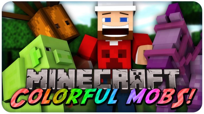 Мод Colorful Mobs