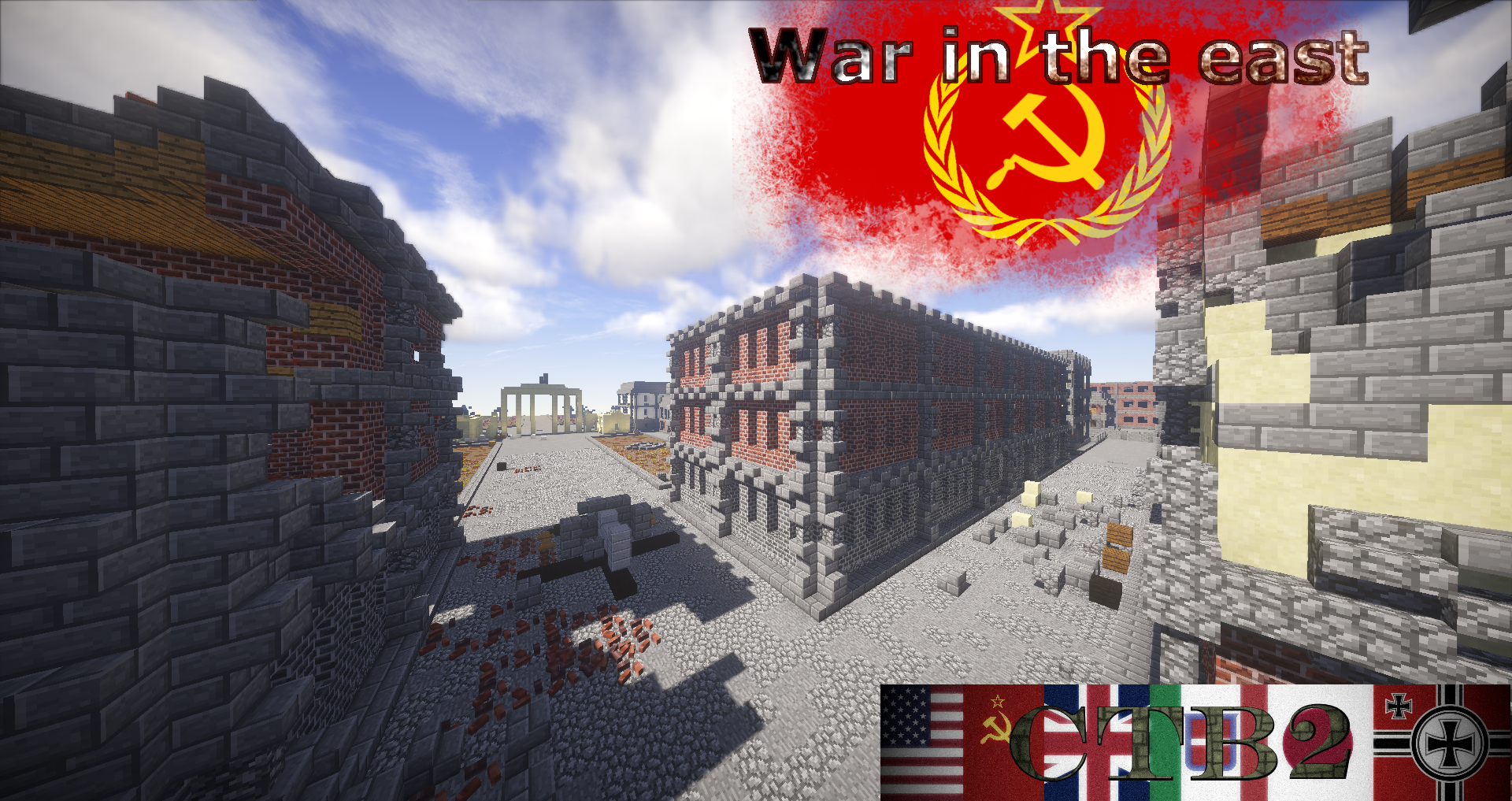 Майнкрафт карта 3 мировая война