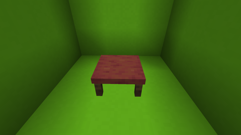 Новый столик из мода MrCrayfish's Furniture Mod