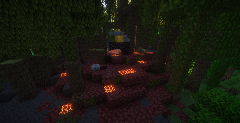 Разрушенный портал с полезным лутом