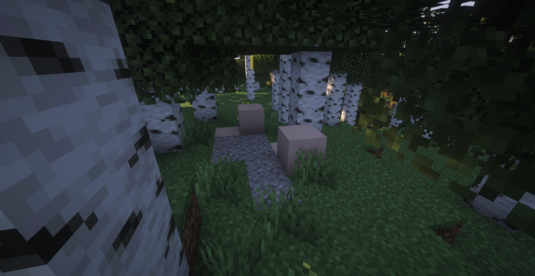 Реликтовый березняк и руины былых времен