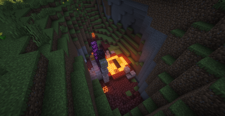 Разрушенный портал с сокровищами