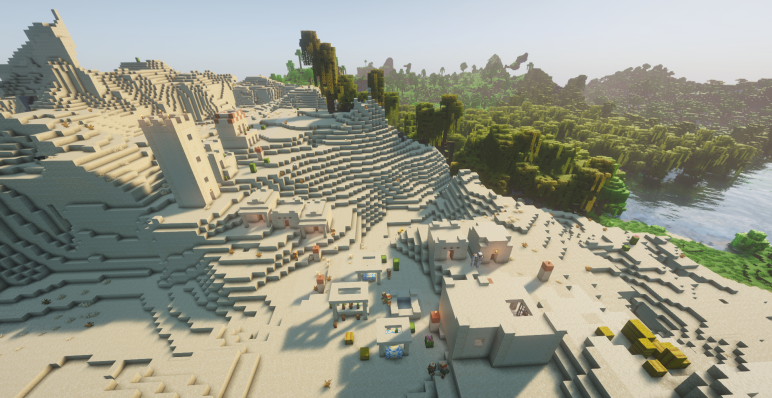 Вторая деревня на стыке биомов