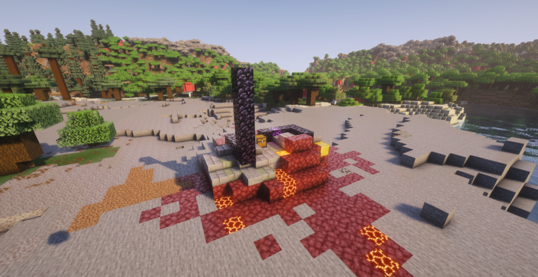 Разрушенный портал и бледный сад