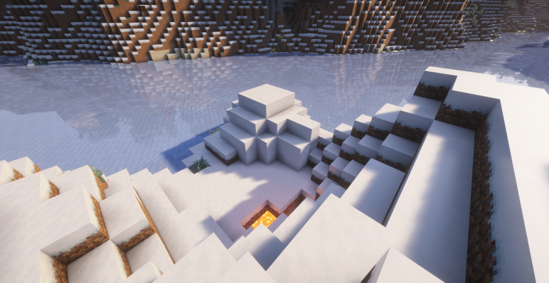 Иглу с подвалом