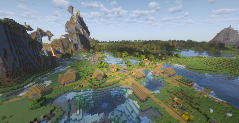 Вторая деревня и болото