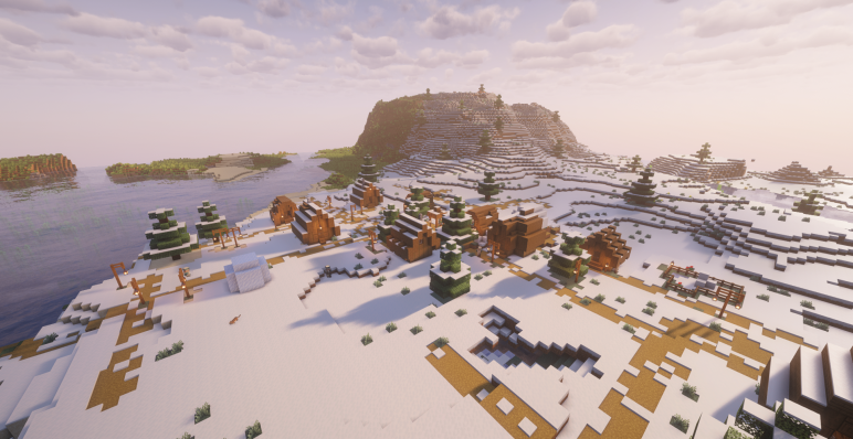 Деревня на спавне