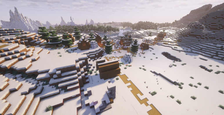 Деревня с порталом