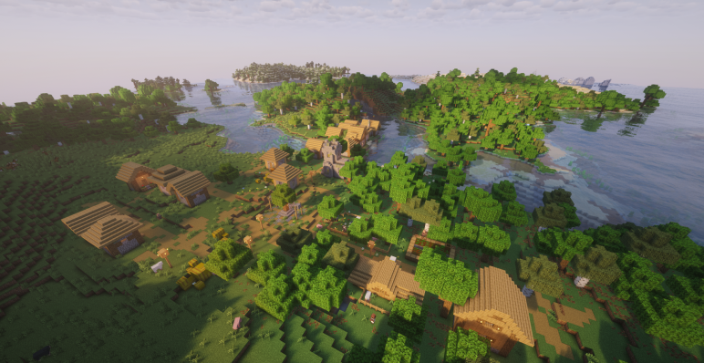 Первые шаги и деревня на равнинах