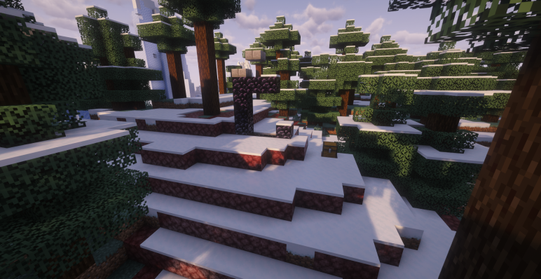 Портал засыпан снегом