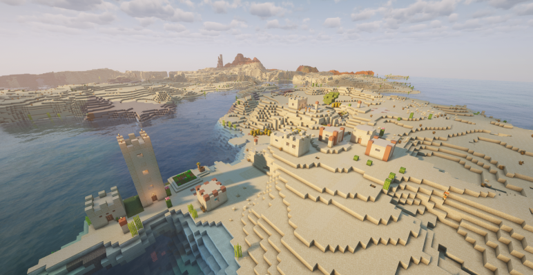 Деревня на соседнем острове