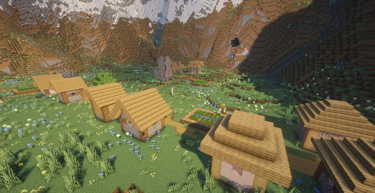 Деревня в сердце гор