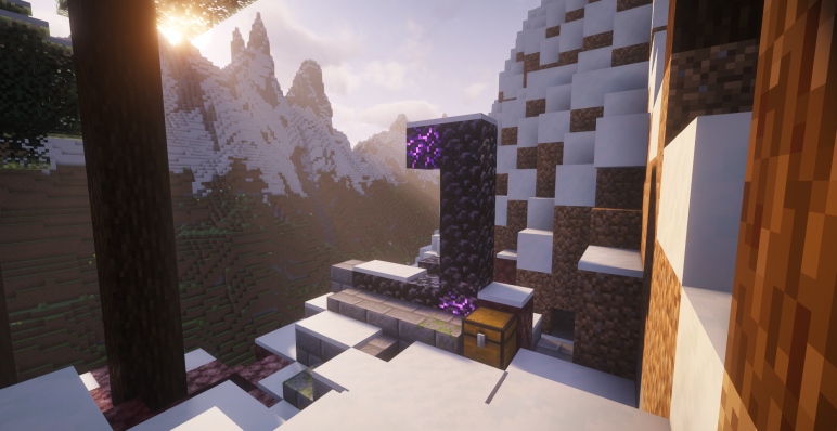 Портал на склоне