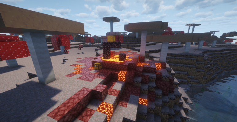 На берегу этого озера стоит разрушенный портал