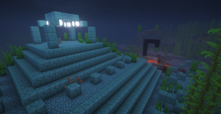 Глубинная крепость и разрушенный портал