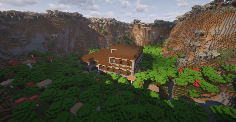 Лесной особняк внутри кольца