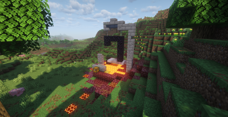 Второй разрушенный портал на равнинах