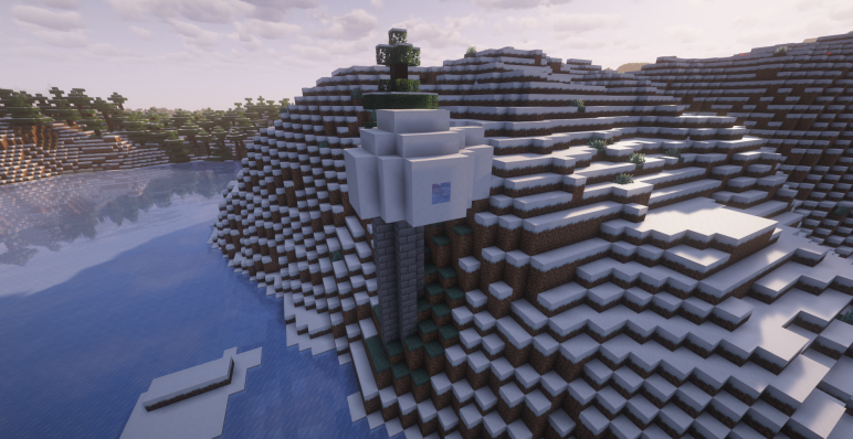 Иглу с полностью открытым подвалом