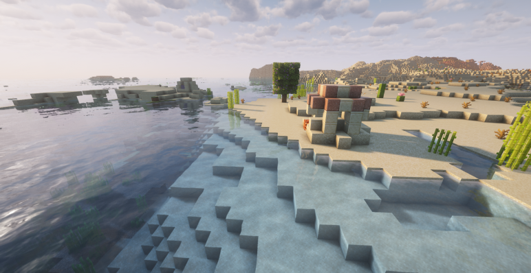 Подводные руины, выброшенные на сушу