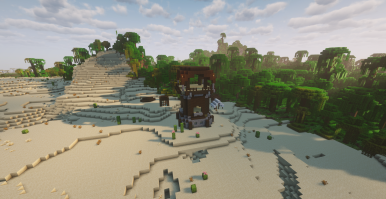 Аванпост разбойников у границы джунглей